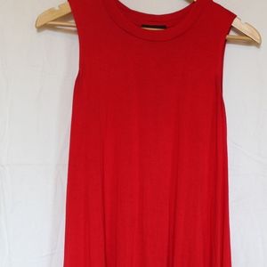 Sexy Red Tshirt Dress